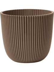 Capi Pot Nature Groove Made With Warm Taupe  - D22cm