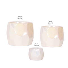 Kolibri Home | Kombi-Angebot - Pearl Travertin Töpfe