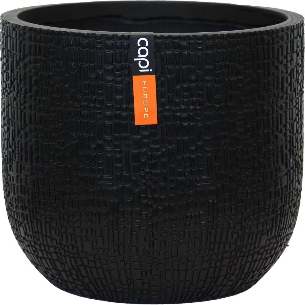 Capi Pot Bol Skin Antraciet - D24