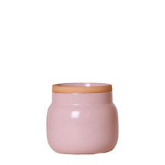 Kolibri Home | Vintage Blumentopf - Rosa Keramik dekorativen Topf - Ø9cm